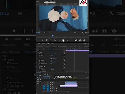 How to Apply Ink Transition in Premiere Pro  #premierepro #viralshort