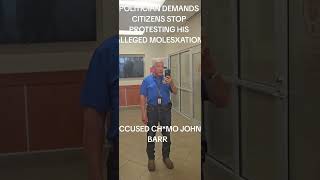 CREEPER CONFRONTED !!! HIDES FROM ALLEGATIONS!John Barr! #civilrights #constitutionalrights