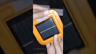 Un boxing of charge able light and power bank