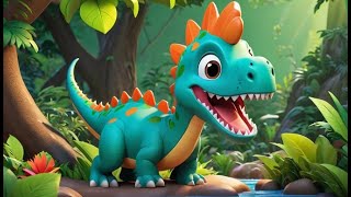 Row Row Your Dinosaur | Fun Dino Boat Song for Kids | Adventure Rhyme and Sing Along