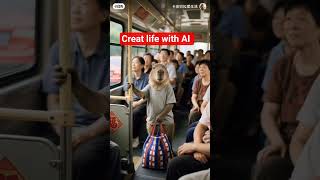 creat life with your own hand AI #illustration #animation #coffee #funny#AI #codeart #generative