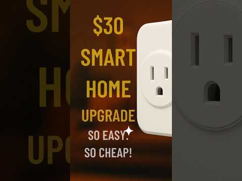 This $30 Made My Home Smart #thinkinseconds #smarthome #smartplug
