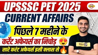 UPSSSC PET CURRENT AFFAIRS 2025 | UPSSSC PET 2025 CURRENT AFFAIRS - VIVEK SIR