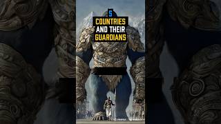 5 Countries and their colossal animal guardians #aianimation  #aiclip  #aianimals  #aishorts  #ai