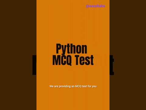 Python mcq questions | #viral #python #coding #trending #shorts #viralvideo #viral #ytviral