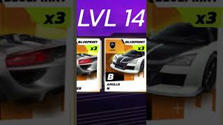 Level 14 Unlock #conceptcar #phonk #automobile #aspahlt9 #sportscar #thriller #newlife #newlevel