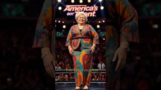 Woman transformed into a wolf #agt #agtshorts #shapeshifting  #agtperformer  #fusion #aimagic #magic