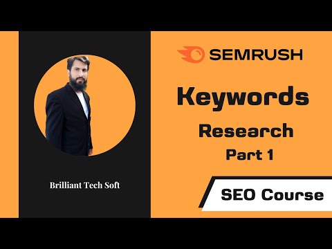 SEMRush Keyword Research : How to use SEMRush for keyword research Full Detail - Part 1