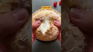 Easy cloud cake recipe #shorts #cake #bread #cloudcake