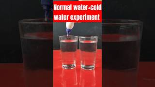 Normal water and cold water+fevicol experiment #techydhruv #trendingshorts #viral #shorts #virals