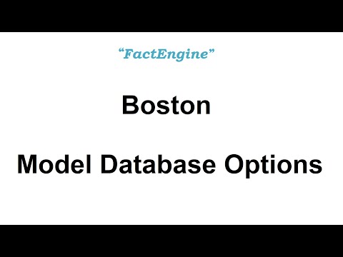 Boston - Model Database Options