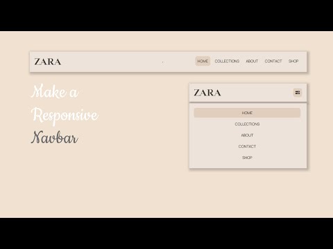 Code Full Responsive Navbar With HTML CSS3 & Js
