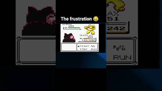 Hypno Lives at 1-2 HP 🤯🤯#pokemonyellow #pokemon #pokemonlegacy #retrogaming