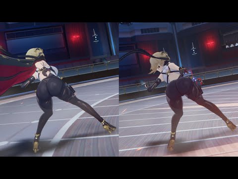 Don't lie, I know you like this Evelyn pose the Jiggle Animation too.