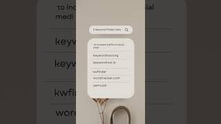 how to find keyword tools for traffic on your site ? #short #keywordsresearch #keywordtools #viral