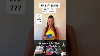 #firesigns #aries #leo #sagittarius #tarot #readings #tarotreading #horoscope #karma #shorts