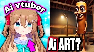 Neuro-sama (Ai vtuber) opinion on Ai Art