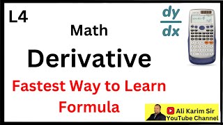 L4 Derivative Formula Math