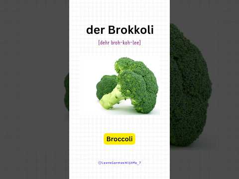 Vegetable Names In German 🇩🇪               #germanlanguage #germanvocabulary #learngerman #german