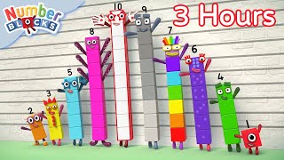 🌿Spring Fun Sums🌼🌈| 3 hours of Numberblocks full episodes | Maths for Kids | Learn to Count