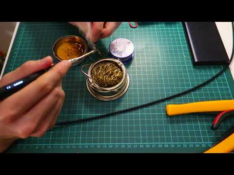 Soldering a new jack plug for Sennheiser MX365 headphones