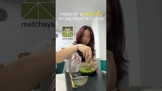 i went to a matcha workshop and here’s how it went 🍵
