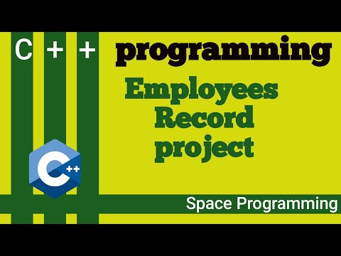 C++ Projects For Employees Record | C++ Project Tutorial 2023