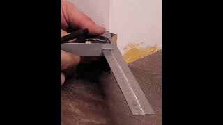 Trick for Perfect Angles - #shorts #repair #floor #lifehack #diy #homerepair #homerenovation #trick