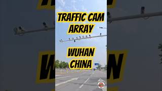 Traffic Cam Array in China Wuhan #wuhan #chinatravel #chinacity #china #camera #trafficcamera