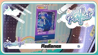 【maimaiでらっくす】Radiance でらっくす譜面 MASTER ALL PERFECT 【直撮り】