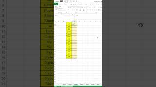 [Thủ thuật Excel] Mẹo đánh thứ tự theo bảng chữ cái trong Excel #Shorts  #excelshorts #ecxelshortcut