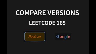 Compare Version Numbers - Leetcode 165 - Java
