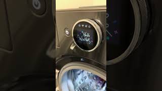LG WM6700HBA front loading washing machine - "Detergent is low" alert #lgwashingmachine #laundry