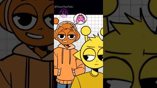 Typewriter lesson animation | Sprunki #oren #pinki