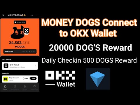 Money Dogs telegram airdrop | Okx wallet connect to money Dogs | Alla task and daily Checkin