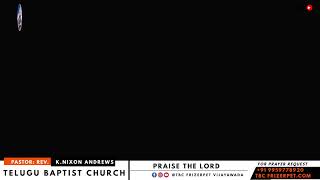 SUNDAY SERVICE LIVE || 20TH-JULY-2025 || #TBC FRIZERPET ||#REV.K.NIXON ANDREWS