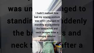 #sewing posture health