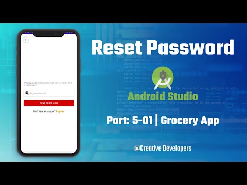 Part 5-01 | Forgot / Reset / Change password UI in android studio | GroceryApp | E-commerce