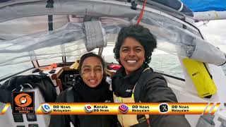 കൊടുങ്കാറ്റുകളെ അതിജീവിച്ച്, പ്രക്ഷുബ്ധമായ കടലിൽ ഇന്ത്യയുടെ വനിതകൾ | IndianNavy