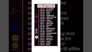 IPC ki dharayn #ytshorts #ipc #law #avinashsir #shorts #gkquiz #policeexam #lawstudent