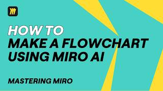 Make a Flowchart in Miro in UNDER a Minute!⏳