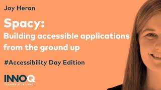 Spacy: Building accessible applications from the ground up – INNOQ Technology Lunch