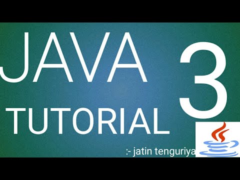 Java programming English tutorial 3 | data type , variables & literals in java