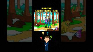 🐇 🐰 SPOT THE RABBIT 🐇 🐰 #shortvideo #trending #viral #trickyquiz
