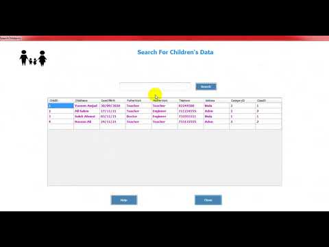Kindergarten center management system .. Subscribe in the channel