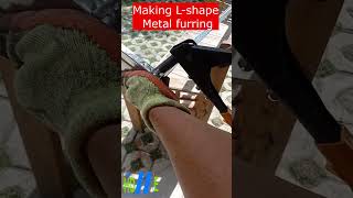 | Making L-shape double metal furring #dailyhack ,#lifehacks ,#metalfurring