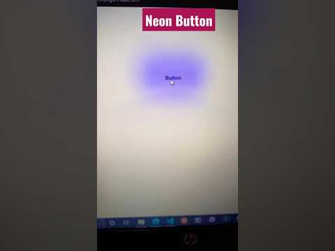 Neon Button 😈
