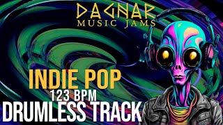 Indie Pop - Drumless Track | 123 BPM | No Drums | Backing Track Jam For Drummers