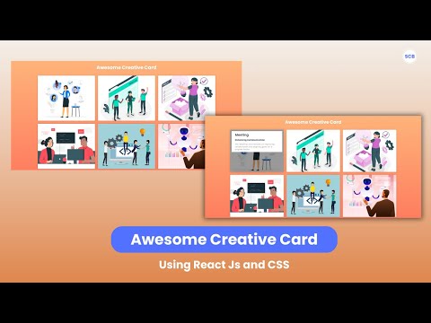 Awesome Creative Code using React JS and CSS | SuperCodingBits