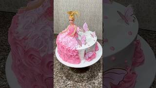 Pink Doll Cake #cake #dollcake #pinkdollcake #shorts #ytshorts #trending #viral